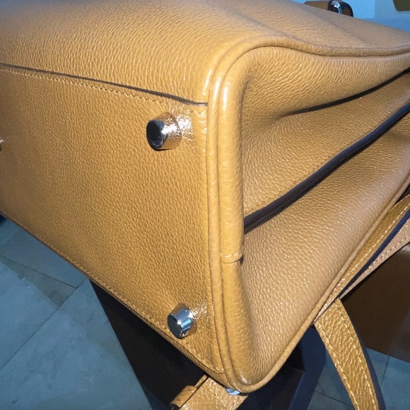 Gucci Horsebit Medium Zuki Interlocking Gg Top Beige Leather Shoulder Bag - Picture 13 of 13